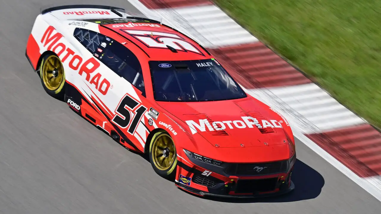 hero image for Justin Haley, Rick Ware Racing Look to Carry Momentum Through Sonoma