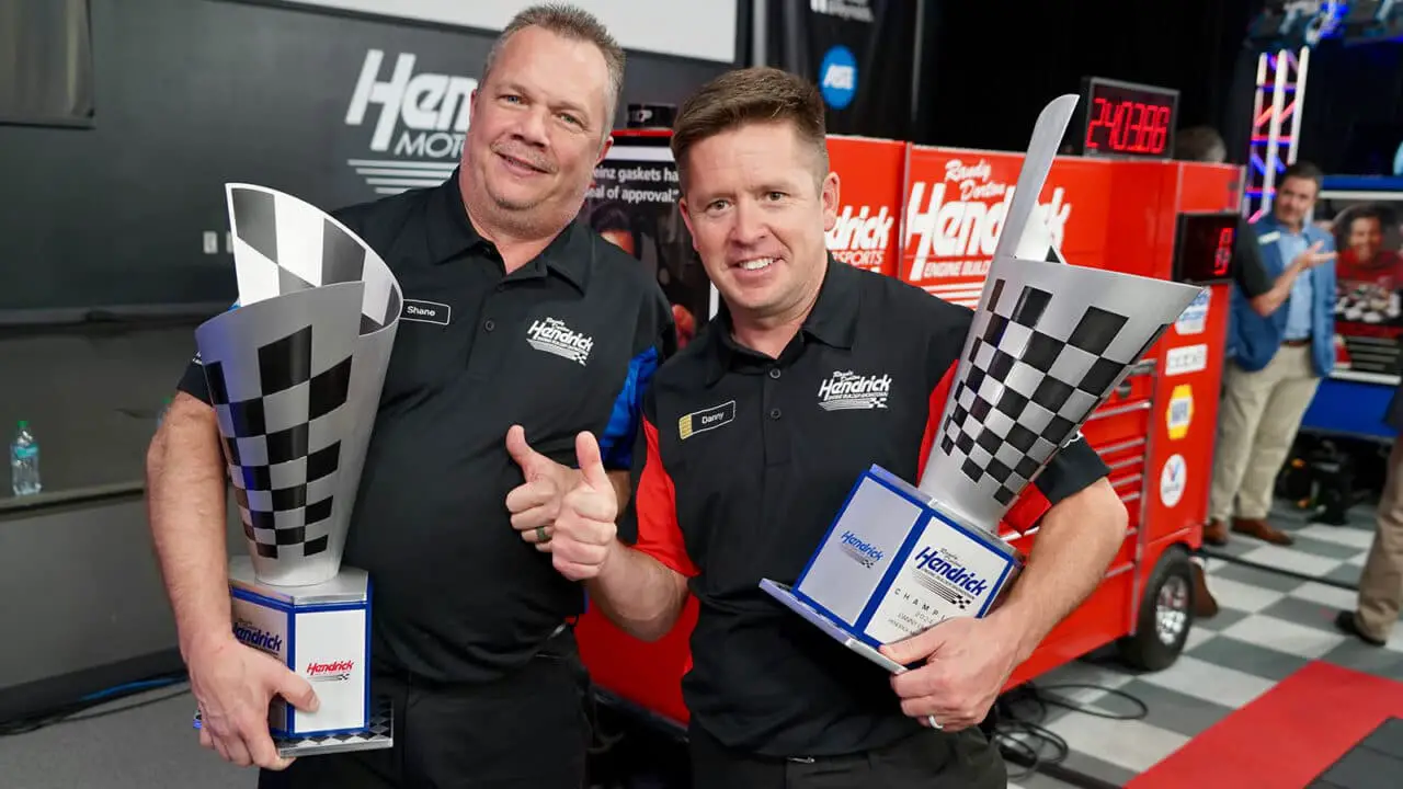 hero image for Danny Emerick Takes Seventh Win in Hendrick Engine Builder Showdown