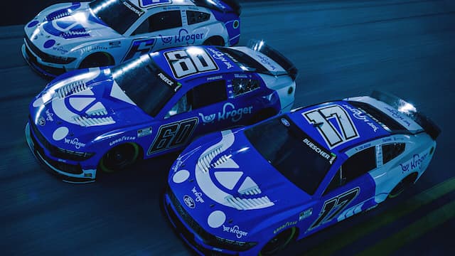 Three Kroger Cars On Track