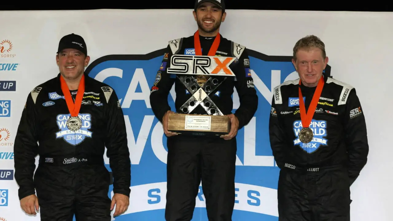 hero image for Chase Elliott Wins Camping World SRX Season Finale at Nashville